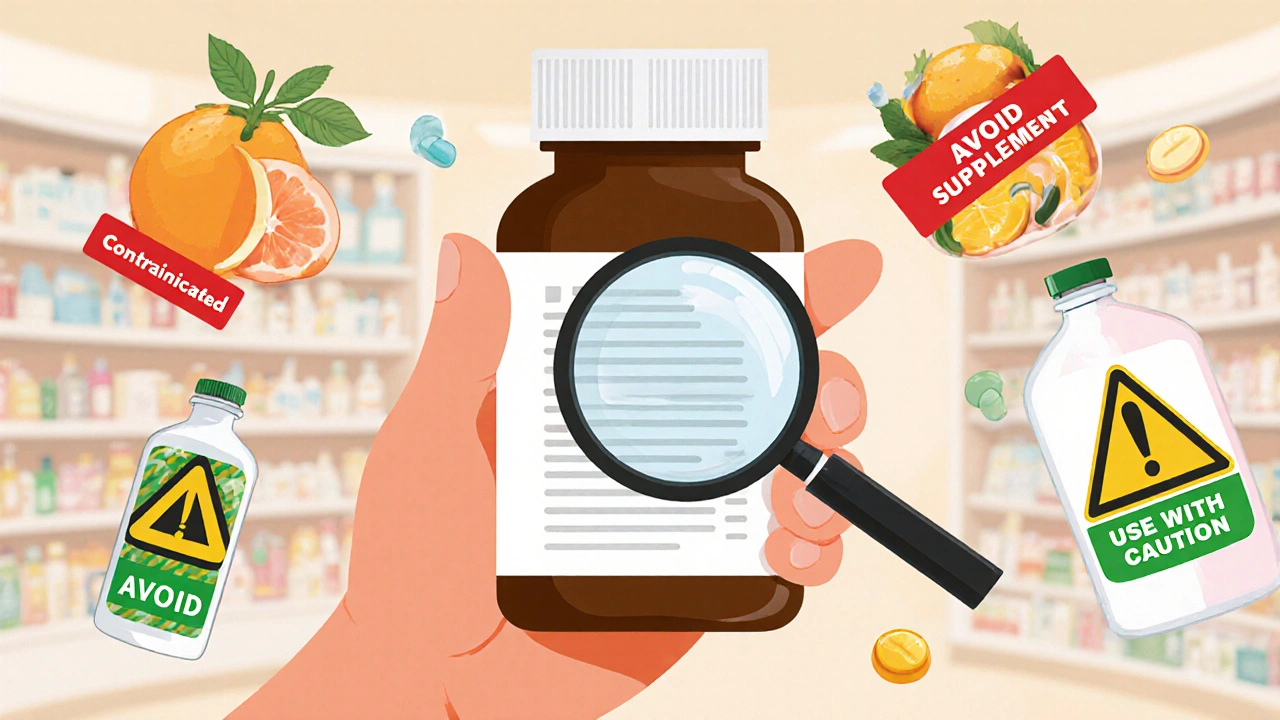 How to Read Interaction Warnings on Medication Guides